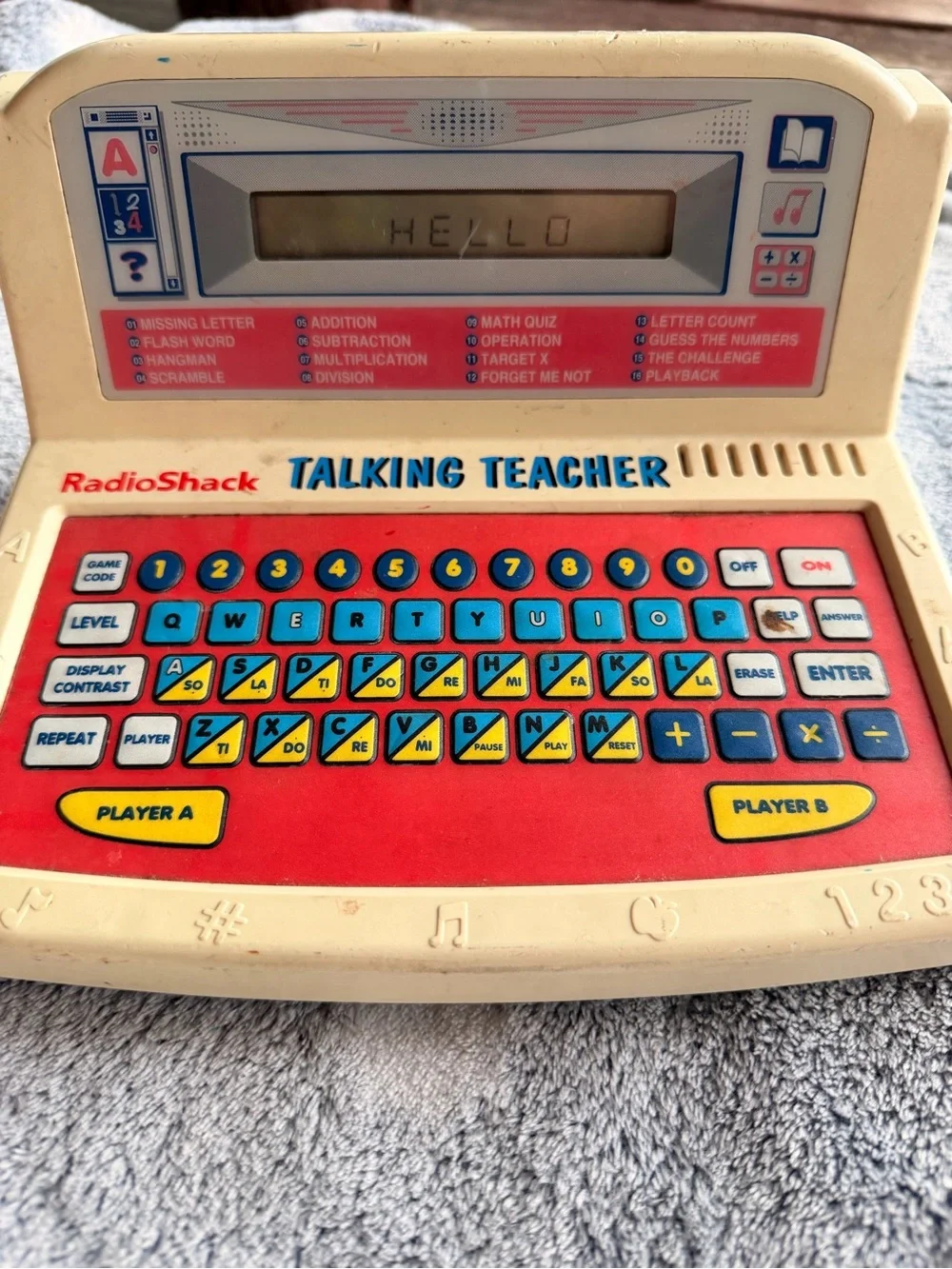 Vintage RadioShack Talking Teacher Educational Electronic Toy